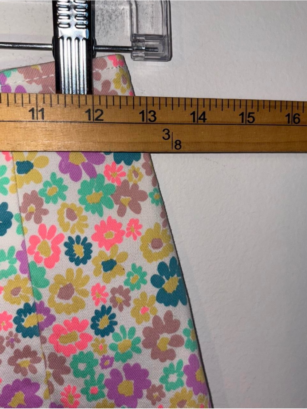 wild fable Pastel Floral Mini Skirt in Pink, Mint, Teal, Cream - Picture 4 of 8